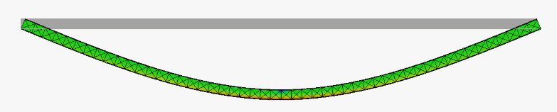 IPE 100 deformation