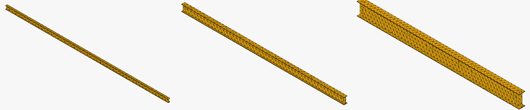 3 IPE meshes